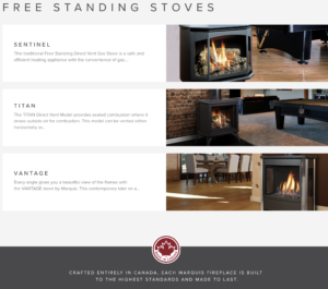 Canadian fireplace stove models