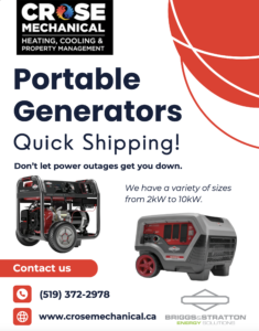 portable generators owen sound sales